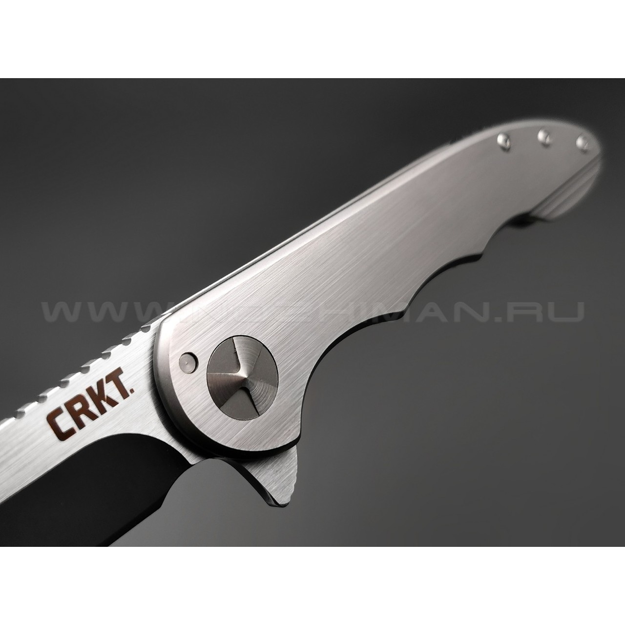 Нож CRKT Up & At 'Em 7076 сталь 8Cr13MoV рукоять Stainless Steel