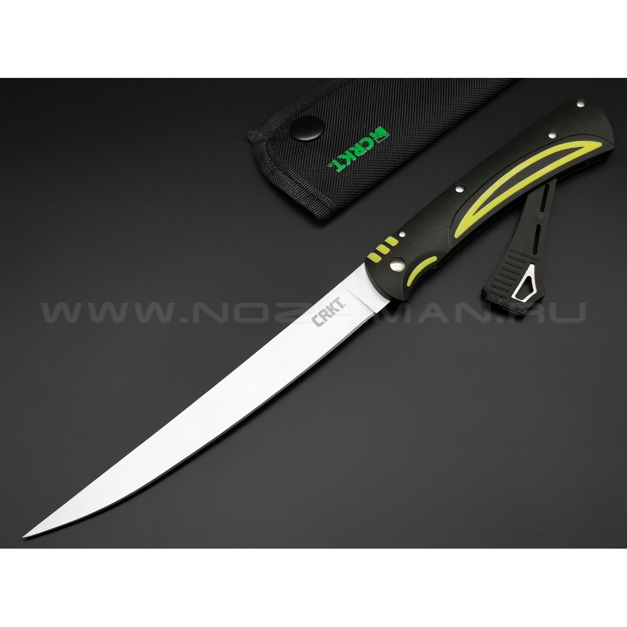 Нож филейный CRKT Clark Fork 3085 сталь 5Cr13MoV, рукоять Glass Reinforced Nylon