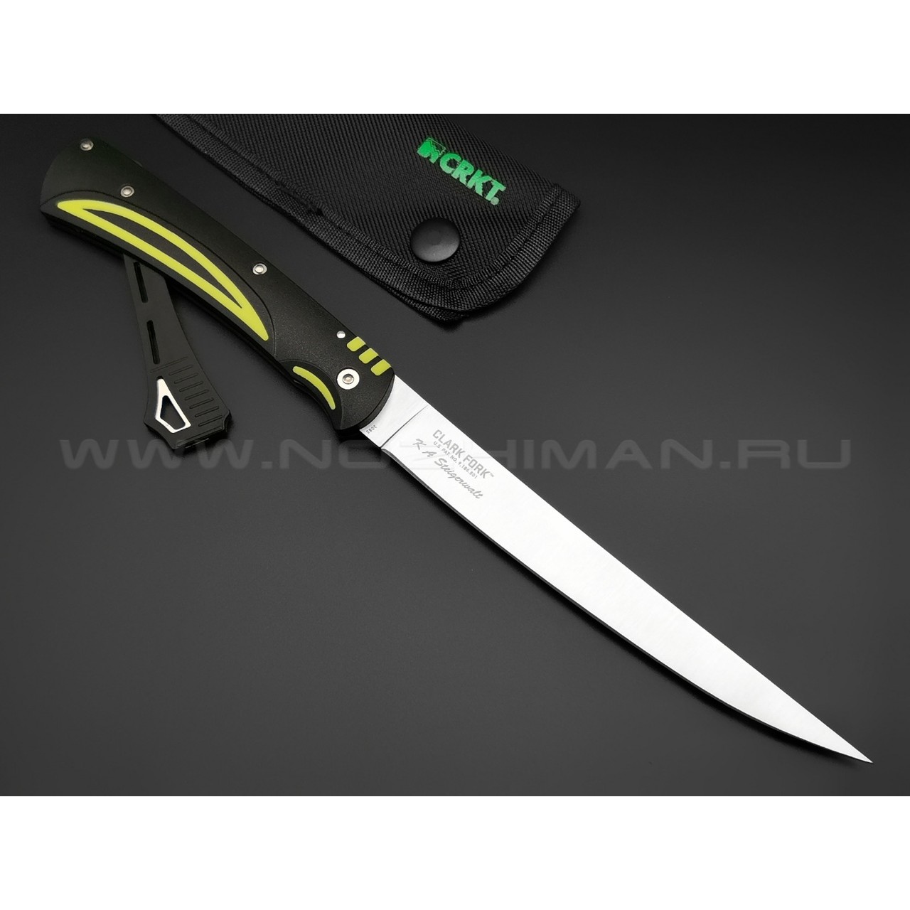 Нож филейный CRKT Clark Fork 3085 сталь 5Cr13MoV, рукоять Glass Reinforced Nylon