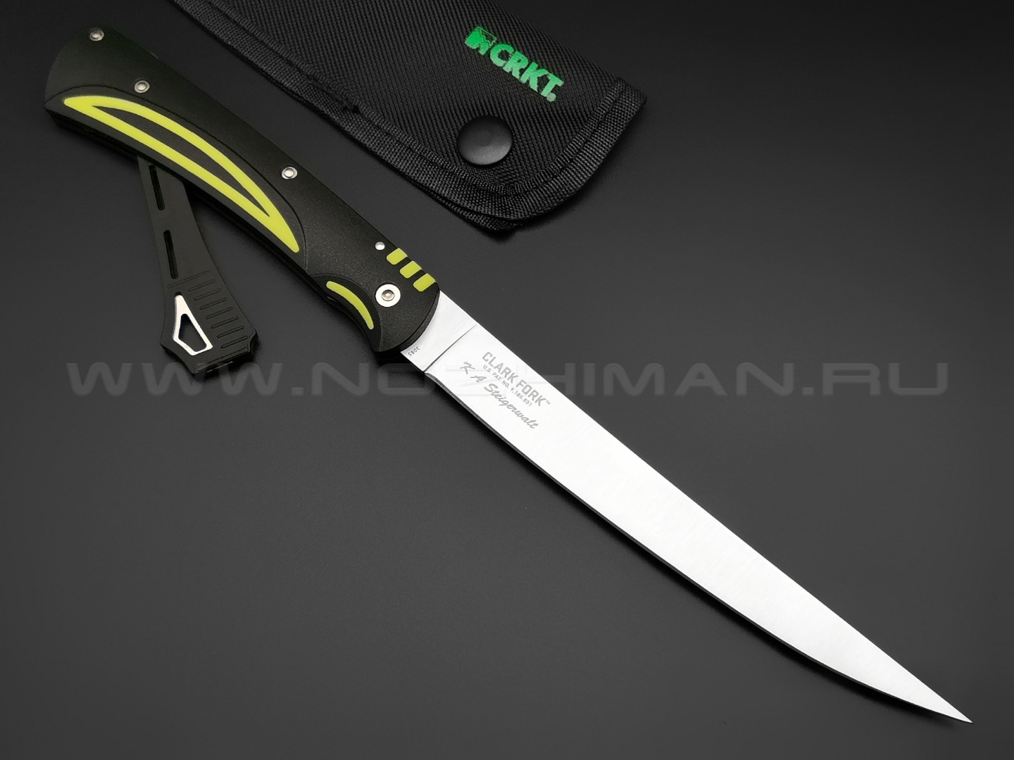 Нож филейный CRKT Clark Fork 3085 сталь 5Cr13MoV, рукоять Glass Reinforced Nylon