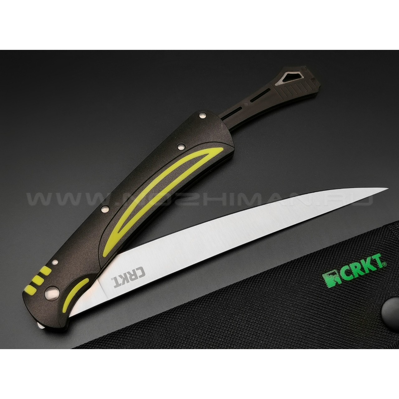 Нож филейный CRKT Clark Fork 3085 сталь 5Cr13MoV, рукоять Glass Reinforced Nylon