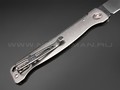 Нож Boker Plus Atlas SW 01BO856 сталь 12С27, рукоять Stainless steel