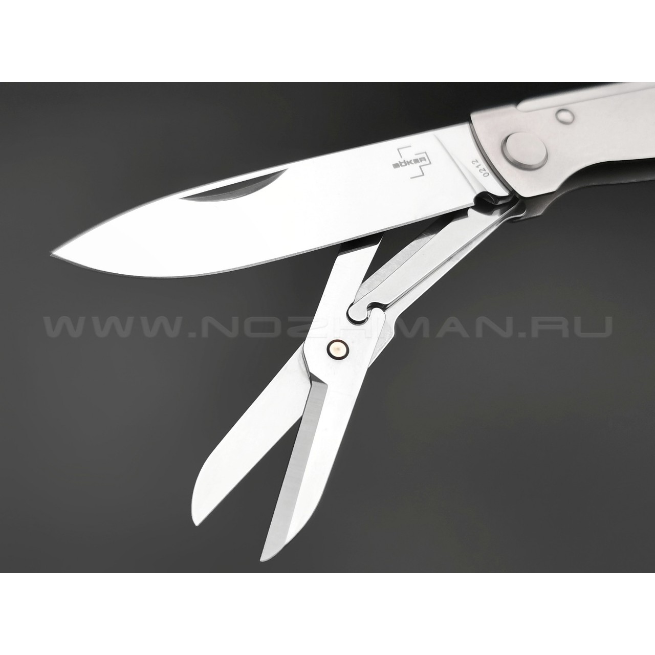 Нож Boker Plus Atlas Multi SW 01BO857 сталь 12С27, рукоять Stainless steel