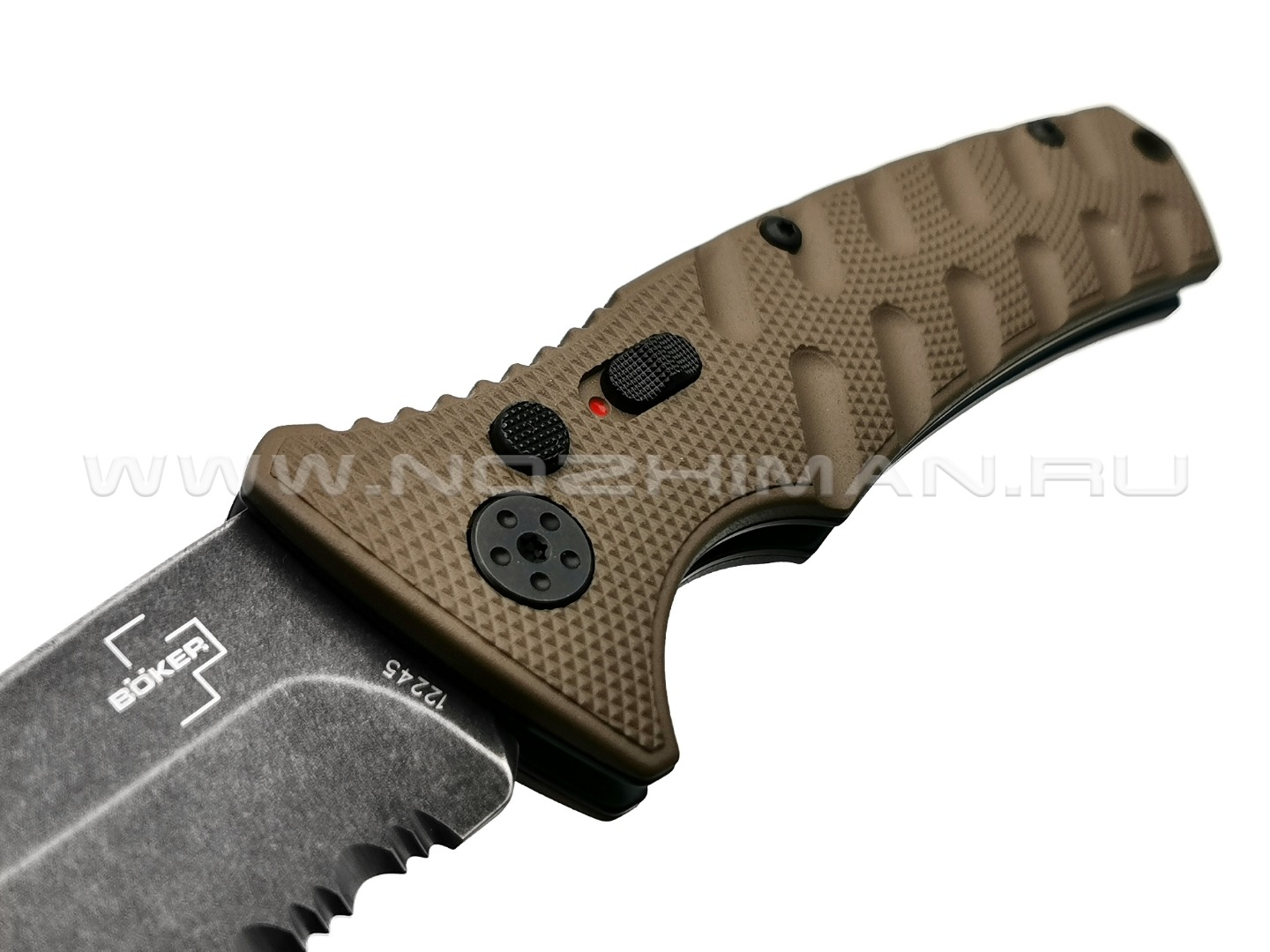 Нож Boker Plus Strike Coyote Tanto 01BO425, сталь Aus 8, рукоять Aluminum 6061