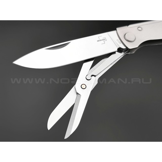 Нож Boker Plus Atlas Multi SW 01BO857 сталь 12C27, рукоять Stainless steel