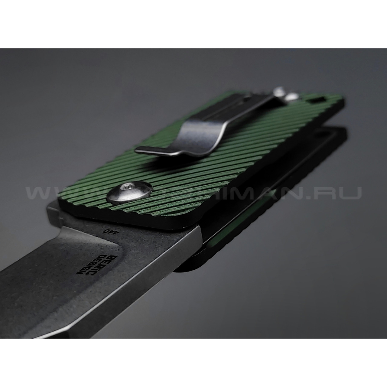 Нож Fox B.key BF-750 OD сталь 440A, рукоять Aluminium OD Green