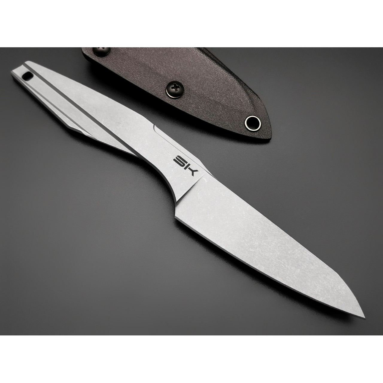 Нож Special Knives Fast Boat стоунвош сталь X105, рукоять сталь
