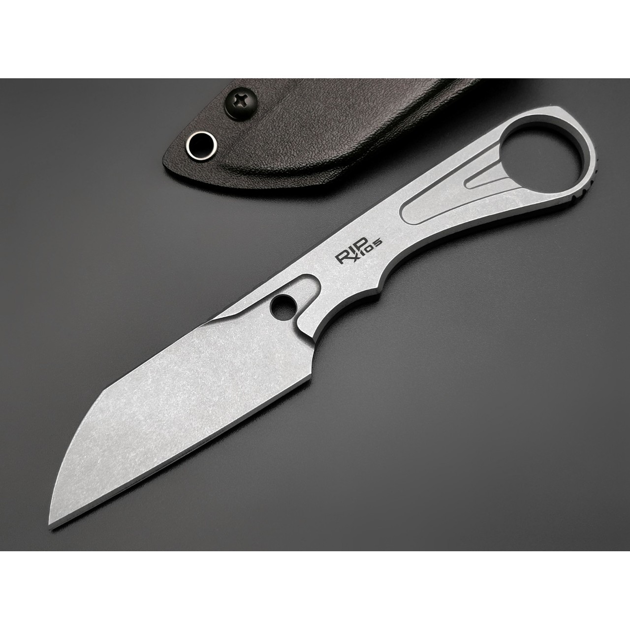 Нож Special Knives RIP стоунвош сталь X105, рукоять сталь