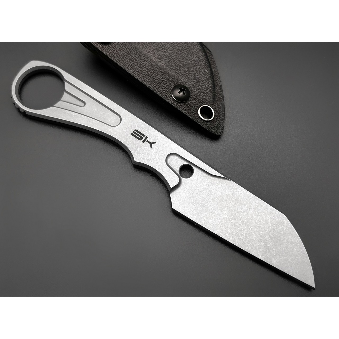 Нож Special Knives RIP стоунвош сталь X105, рукоять сталь