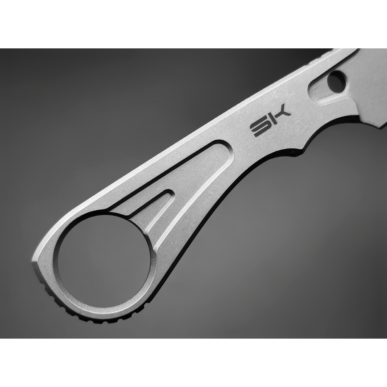 Нож Special Knives RIP стоунвош сталь X105, рукоять сталь