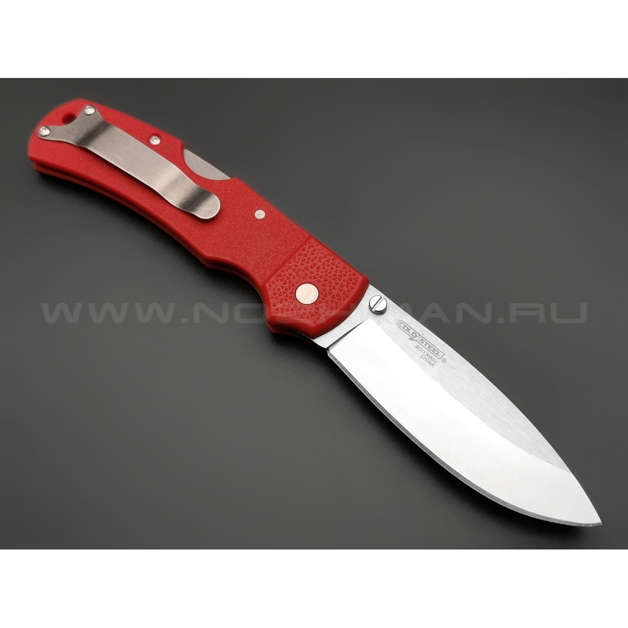 Нож Cold Steel Slock Master Hunter 23JK сталь 8Cr13MoV, рукоять GFN Red