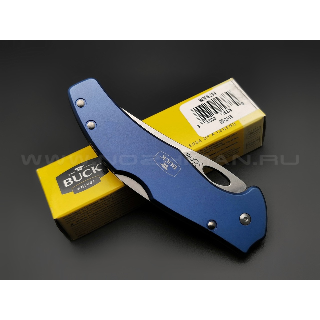 Нож Buck 715 Ascend LT Blue 0715BLS2 сталь 420HC, рукоять Aluminum
