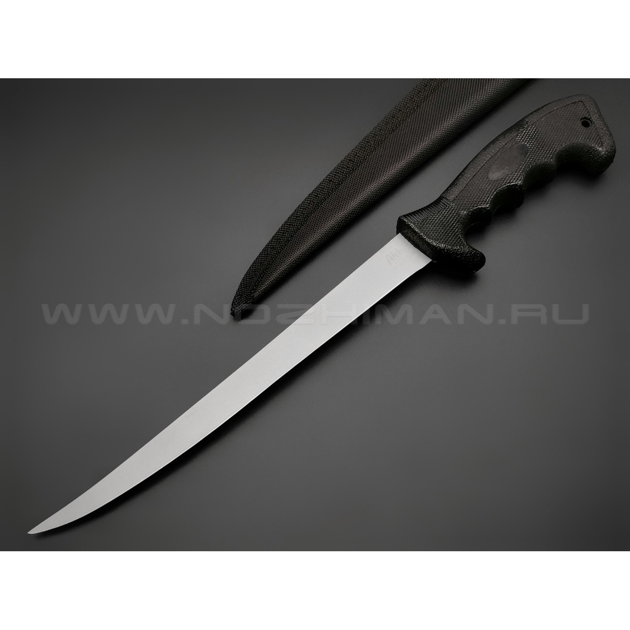 Филейный нож Ahti 230 Titanium 9667A нержавеющая сталь, рукоять резина