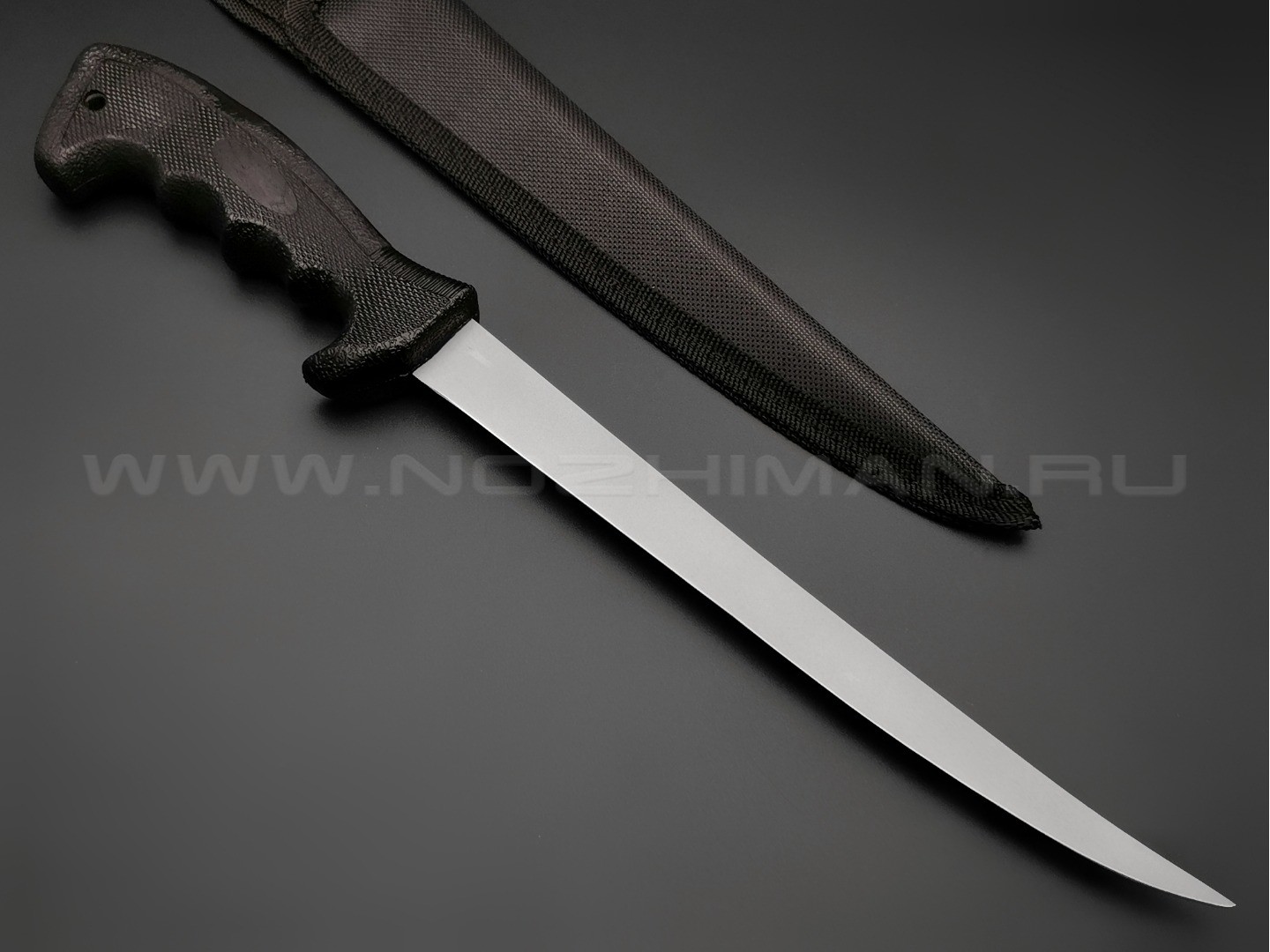 Филейный нож Ahti 230 Titanium 9667A нержавеющая сталь, рукоять резина