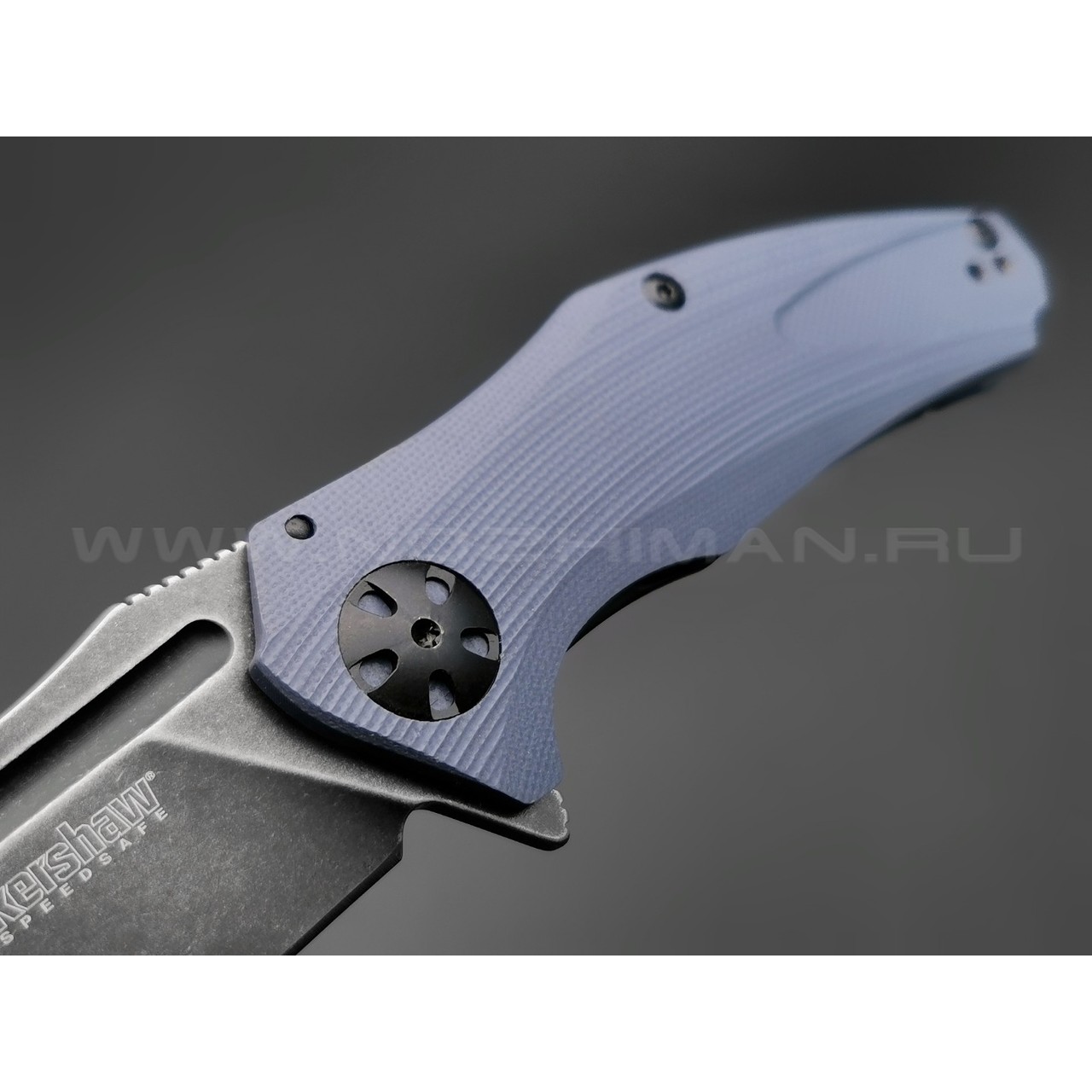 Нож Kershaw Natrix 7007GRYBW сталь 8Cr13MoV блэквош, рукоять G10