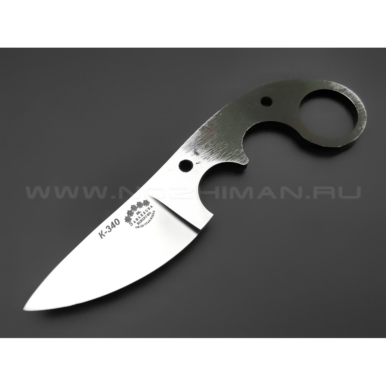 Клинок "Шейный-2" сталь Bohler K340 (Тов. Завьялова)