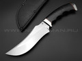 Нож "Бизон" сталь 95Х18, рукоять наборная кожа (Титов & Солдатова)