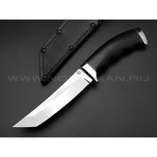 Титов и Солдатова нож Аркан сталь 95Х18, рукоять Чёрный граб, мельхиор