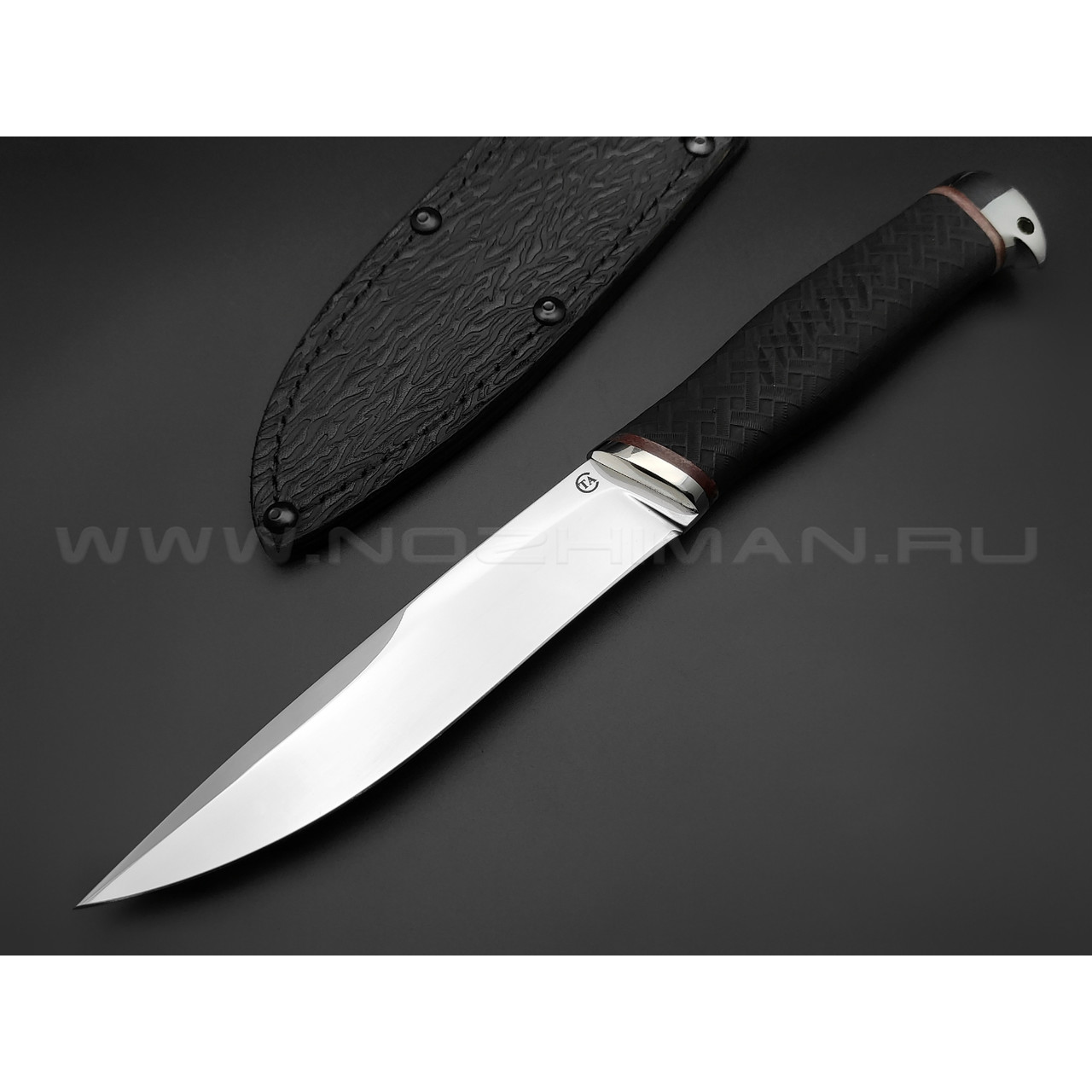 Нож "Русак-2" сталь 95Х18, рукоять резина (Титов & Солдатова)
