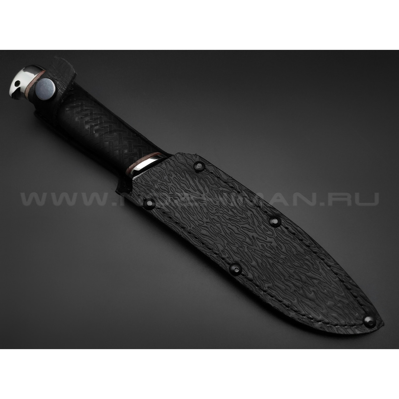 Нож "Русак-2" сталь 95Х18, рукоять резина (Титов & Солдатова)