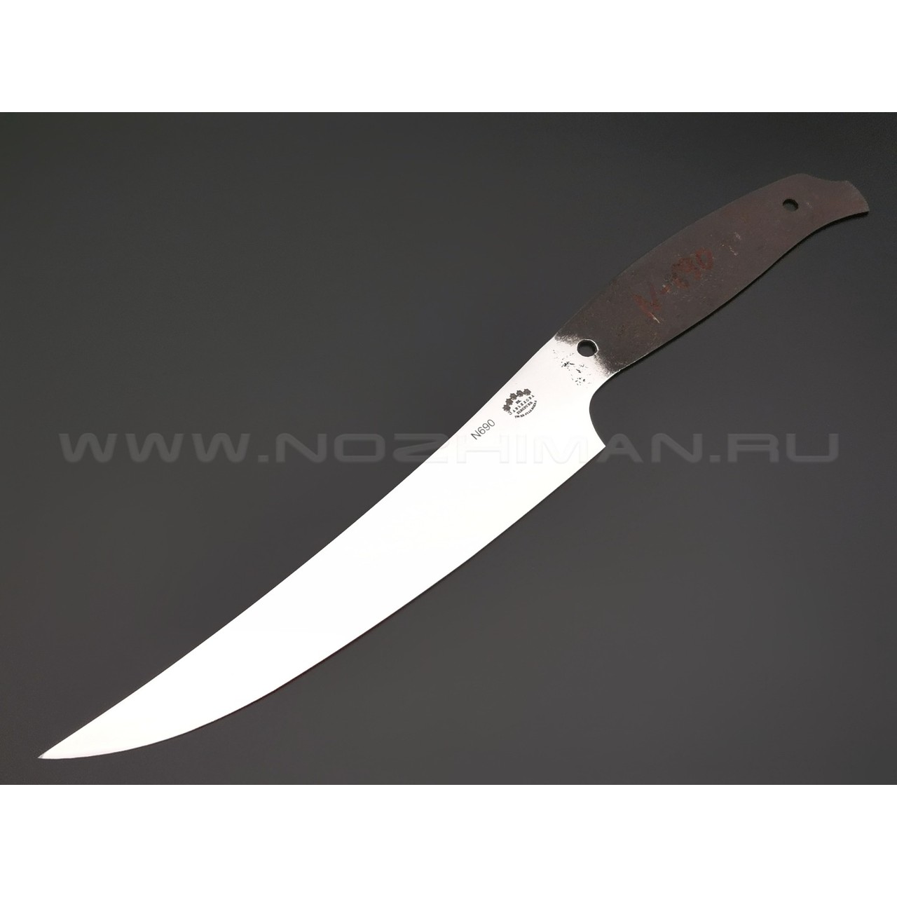 Клинок "Филейный-МН" сталь N690 (Товарищество Завьялова)