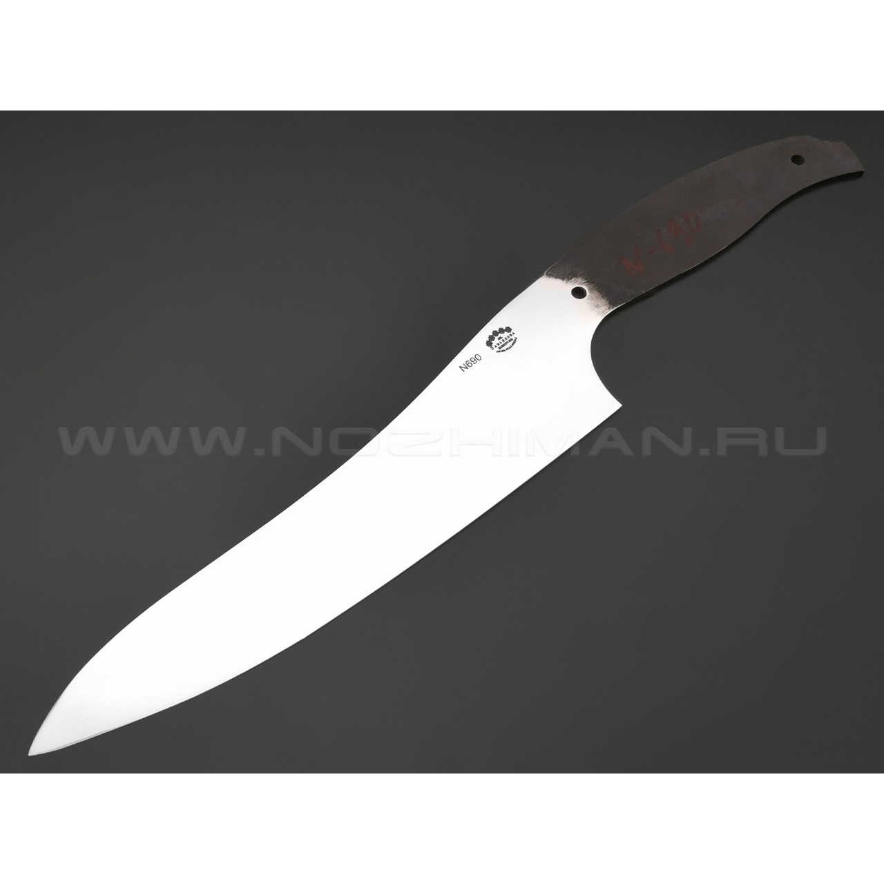 Клинок "Шеф-СН" сталь N690 (Товарищество Завьялова)