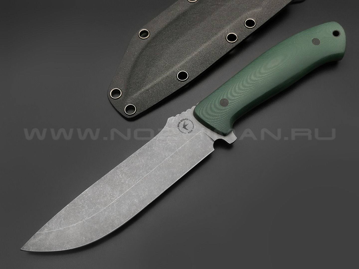Apus Knives нож Marauder сталь K110, рукоять G10 hunter green