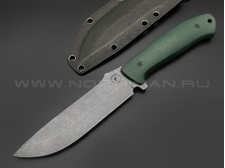 Apus Knives нож Marauder сталь K110, рукоять G10 hunter green