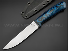 Apus Knives нож Fishman сталь N690, рукоять G10 black & blue