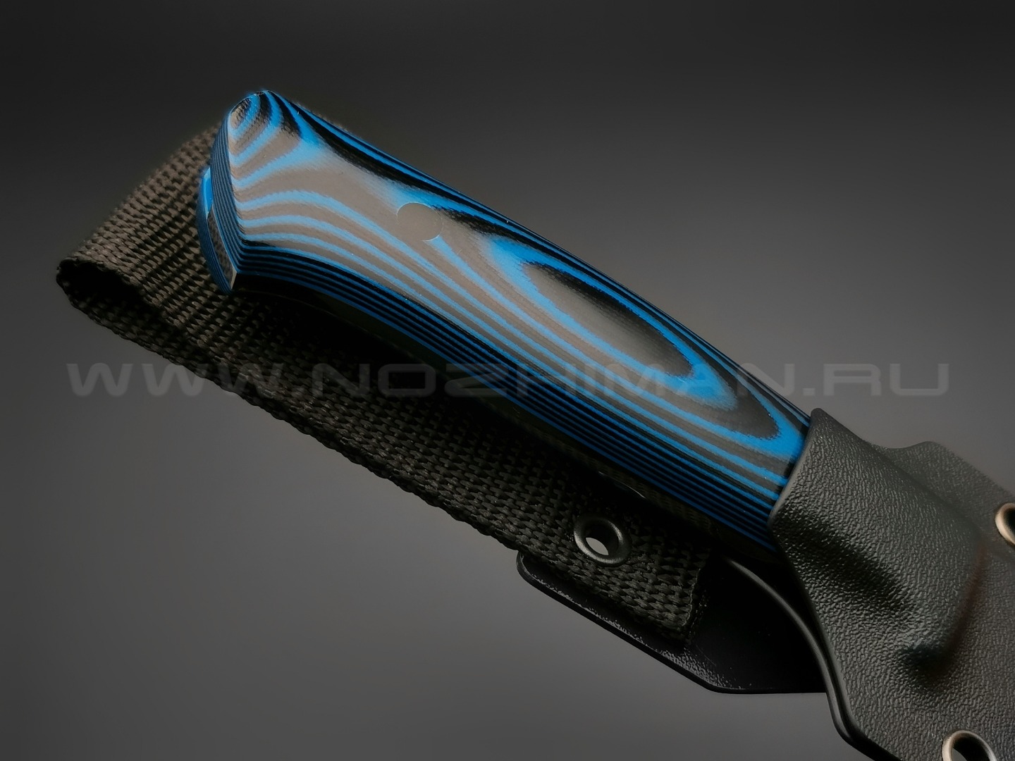 Apus Knives нож Fishman сталь N690, рукоять G10 black & blue