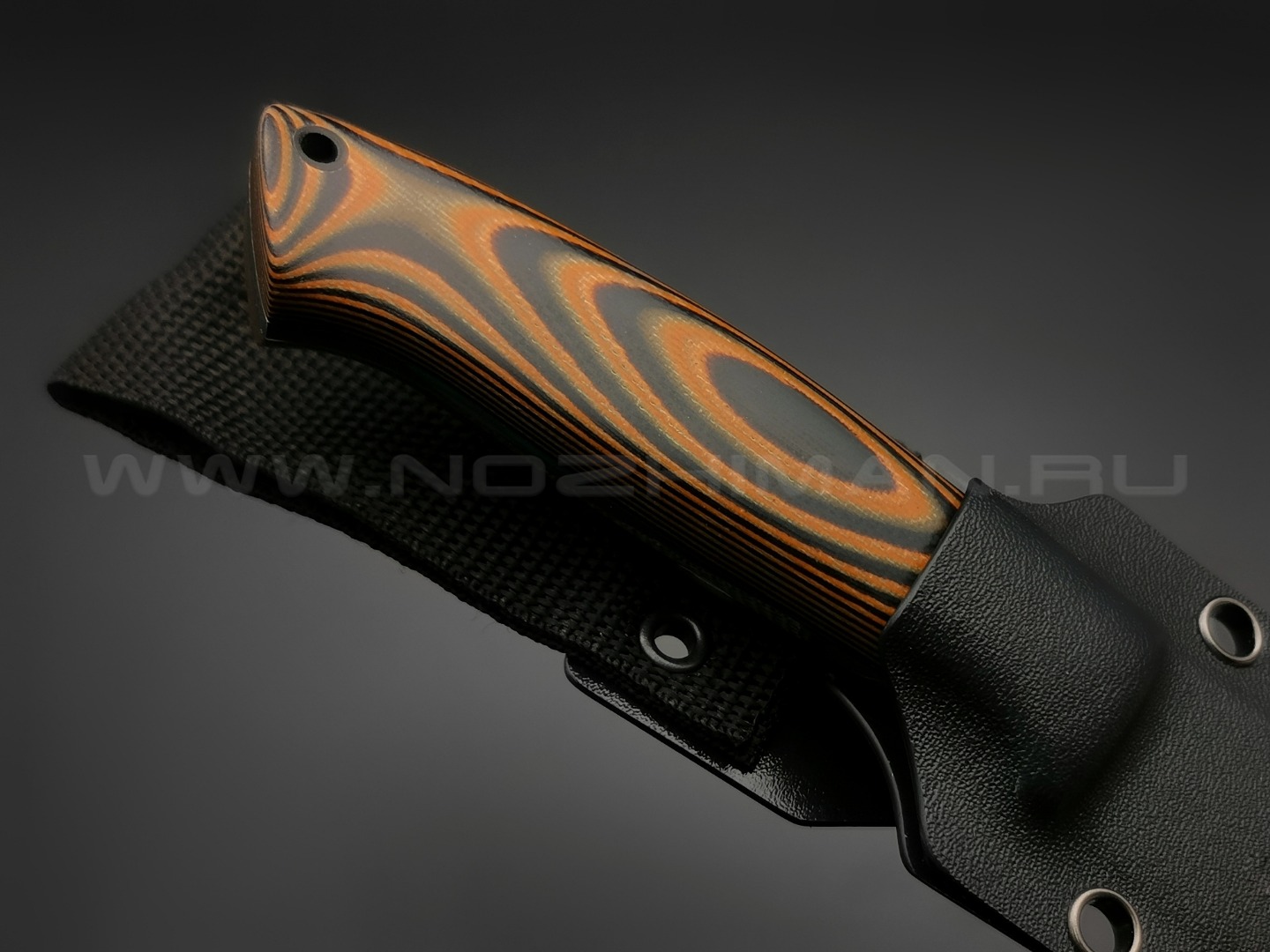 Apus Knives нож Guard Dog сталь N690, рукоять G10 black & orange
