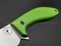 Apus Knives нож Yuhro сталь N690, рукоять G10 neon green