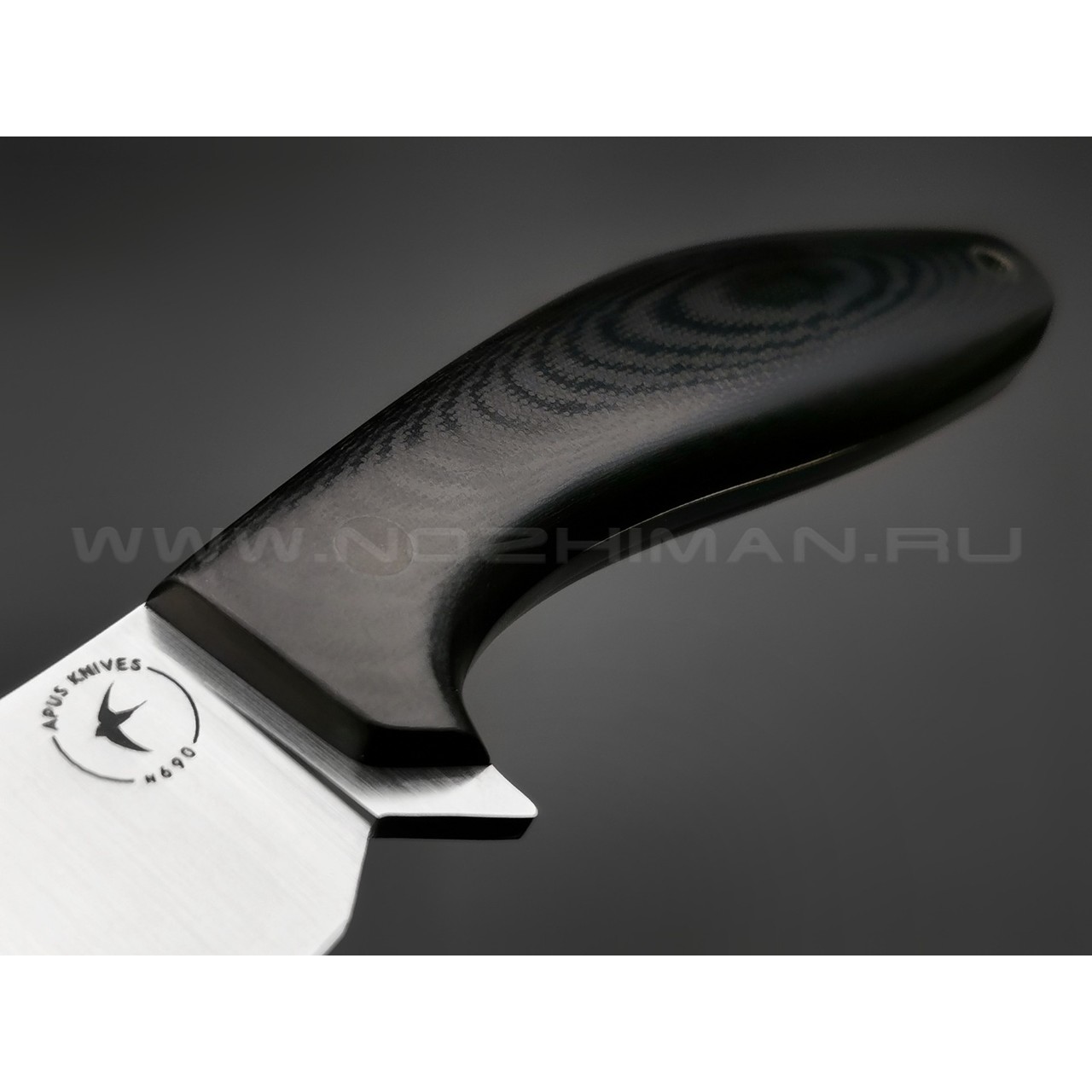 Апус нож Yuhro сталь N690, рукоять G10 black