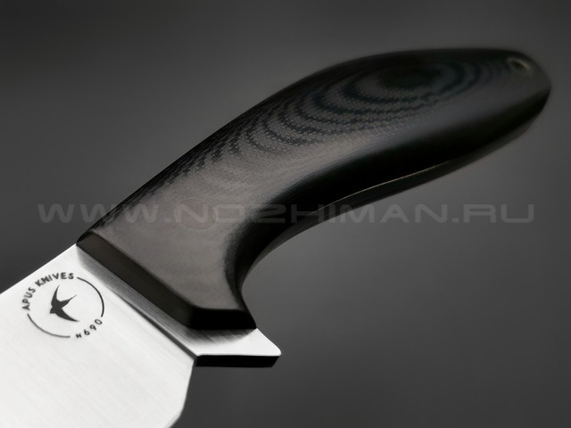 Apus Knives нож Yuhro сталь N690, рукоять G10 black