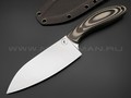 Apus Knives нож Santoku-M сталь M390, рукоять G10 black & white