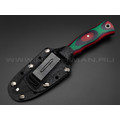 РВС нож Зверобой сталь N690, рукоять микарта (green, purple, red) РВС нож Зверобой сталь N690, рукоять микарта (green, purple, red)