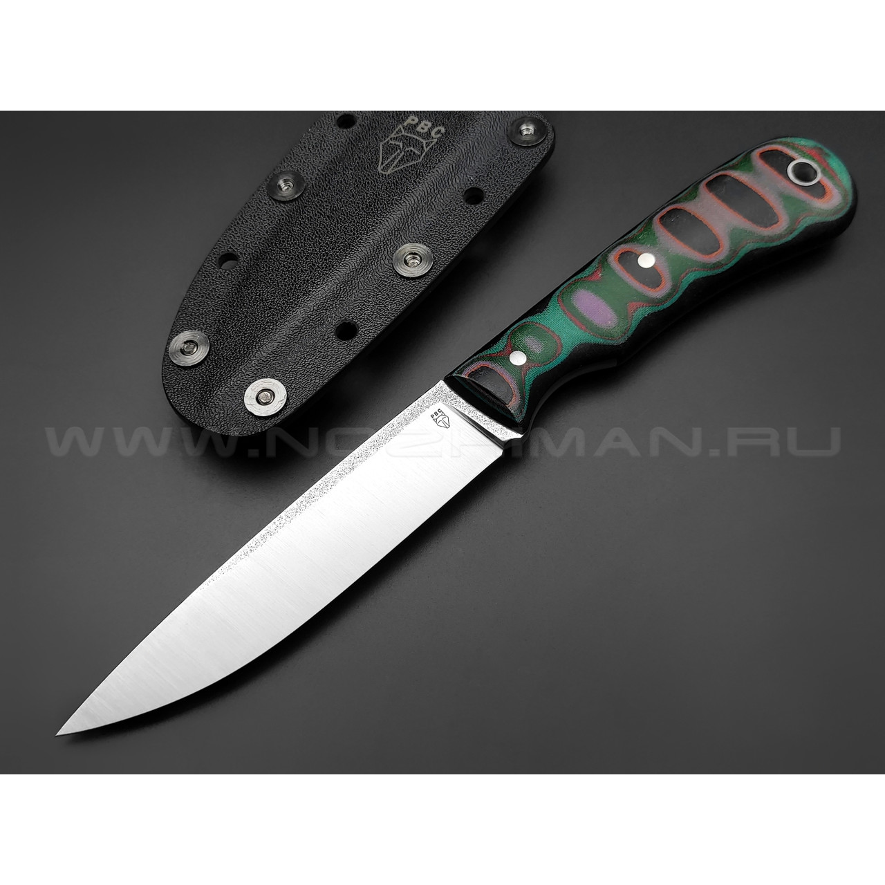 РВС нож Купец сталь N690, рукоять микарта (black, green, red)