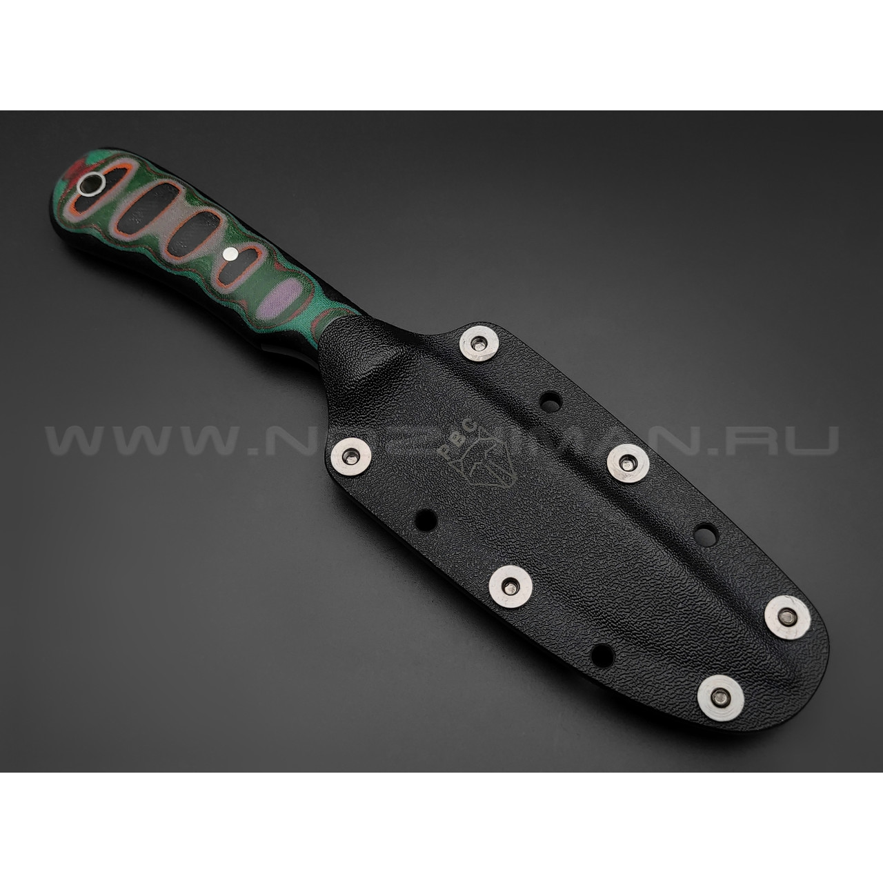 РВС нож Купец сталь N690, рукоять микарта (black, green, red)