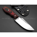 РВС нож Беглец сталь N690, рукоять микарта red & black РВС нож Беглец сталь N690, рукоять микарта red & black