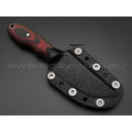 РВС нож Беглец сталь N690, рукоять микарта red & black РВС нож Беглец сталь N690, рукоять микарта red & black