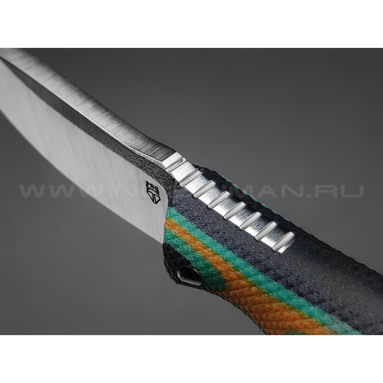 РВС нож Двояк сталь N690, рукоять микарта (yellow, green, navy)