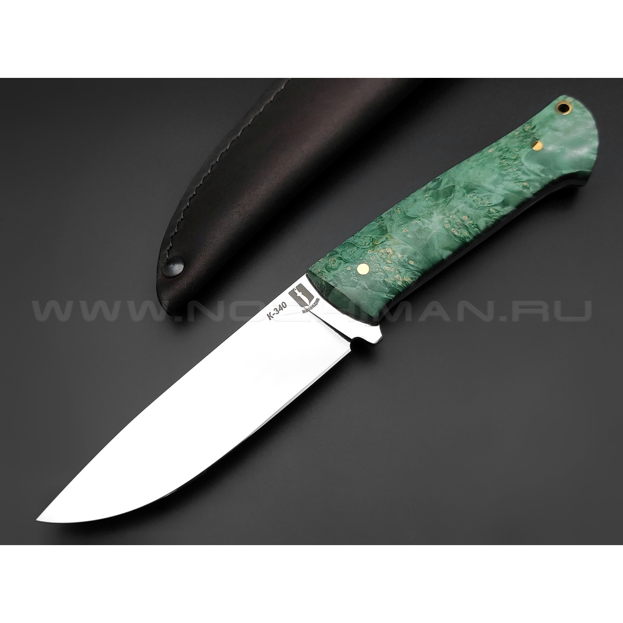 Нож "Бригадир" сталь K340, рукоять кап клёна (Наследие)