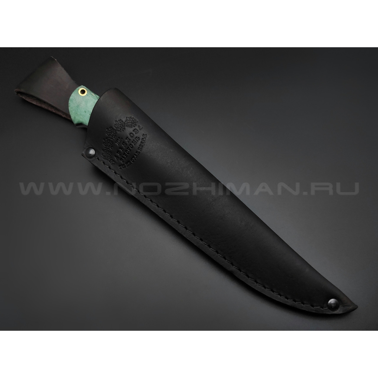 Нож "Бригадир" сталь K340, рукоять кап клёна (Наследие)