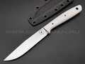 Apus Knives нож Toothpick сталь K110, рукоять G10 white & red