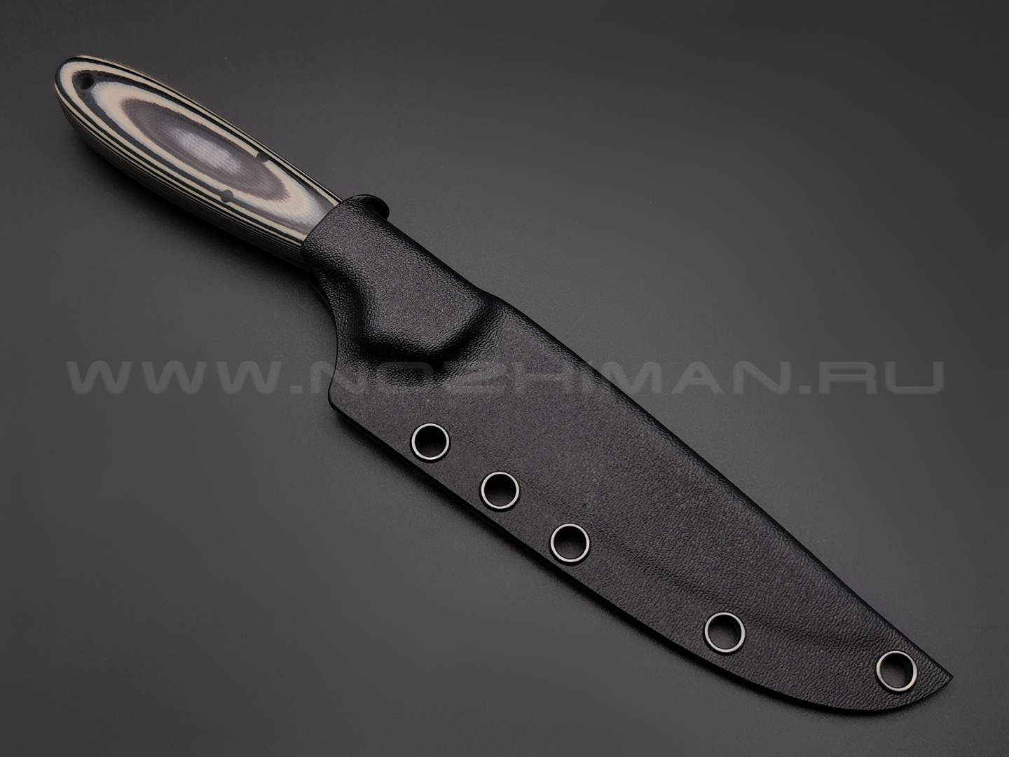 Apus Knives нож Wilson Long сталь N690, рукоять G10 black & white