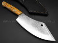 Нож "Биг Фуд" сталь K340, рукоять берёзовый кап (Товарищество Завьялова)