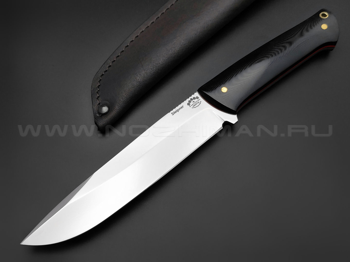 Нож "Бригадир-2" сталь Sleipner, рукоять G10 black (Товарищество Завьялова)