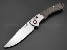 Нож Benchmade Custom Crooked River CU15080-SS-20CV сталь CPM-20CV, рукоять Carbon fiber