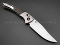 Нож Benchmade Custom Crooked River CU15080-SS-20CV сталь CPM-20CV, рукоять Carbon fiber