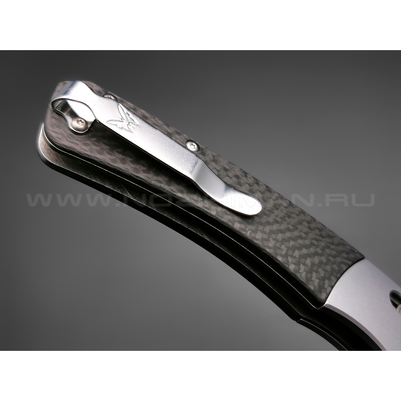 Нож Benchmade Custom Crooked River CU15080-SS-20CV сталь CPM-20CV, рукоять Carbon fiber